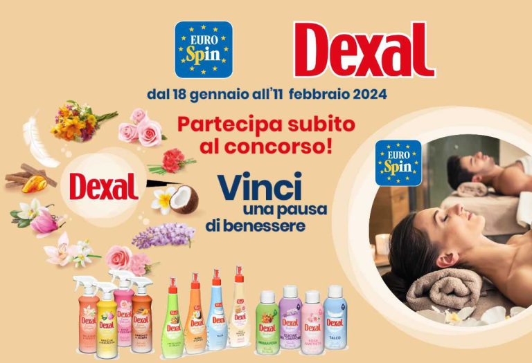 Concorso Eurospin Dexal 2024, come vincere voucher per una pausa Benessere