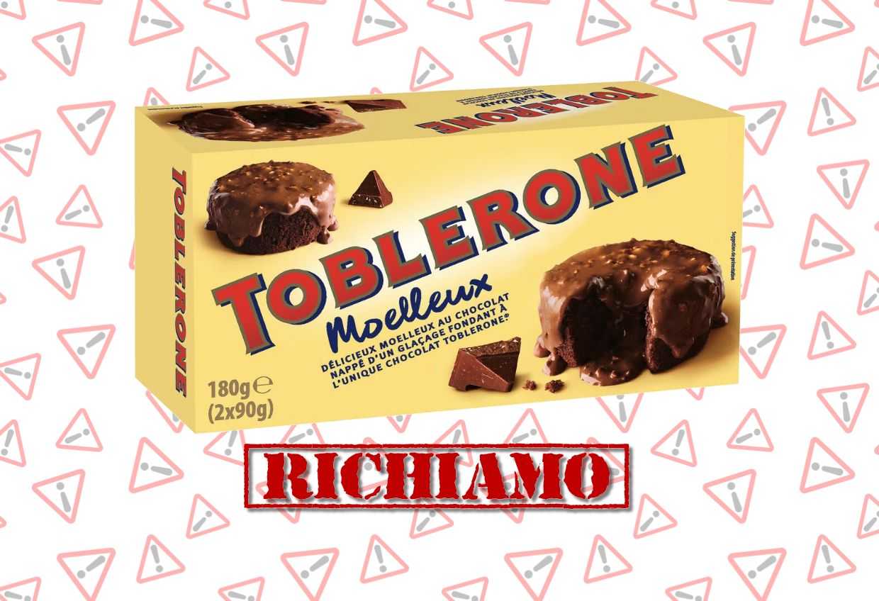 Richiamo del Dessert Toblerone per possibile presenza di corpi estranei