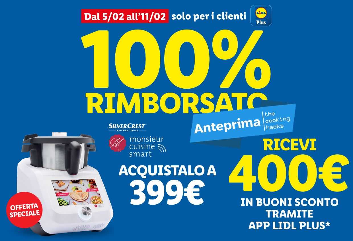 Monsieur Cuisine Smart - SilverCrest +Accessorio verdure *NUOVI CON  GARANZIA *