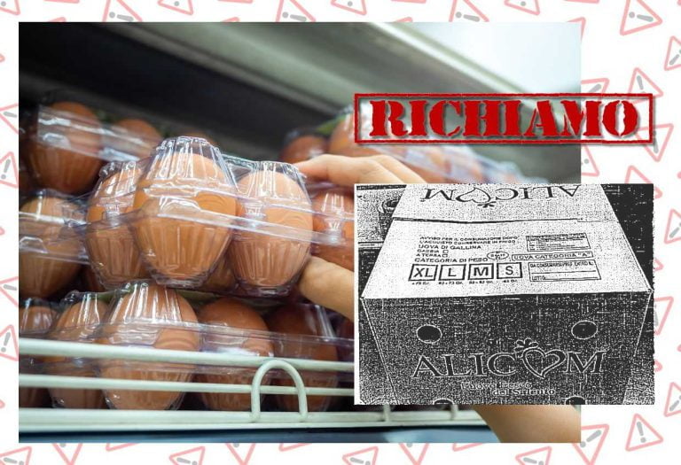 Richiamo di diversi lotti di uova per rischio microbiologico: presenza di Salmonella Typhimurium