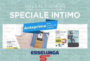 Volantino Esselunga Speciale Intimo dal 8 al 17 gennaio 2024, in anteprima le offerte in arrivo