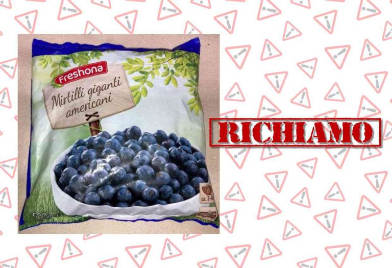 Lidl richiama mirtilli giganti americani per presenza di Norovirus