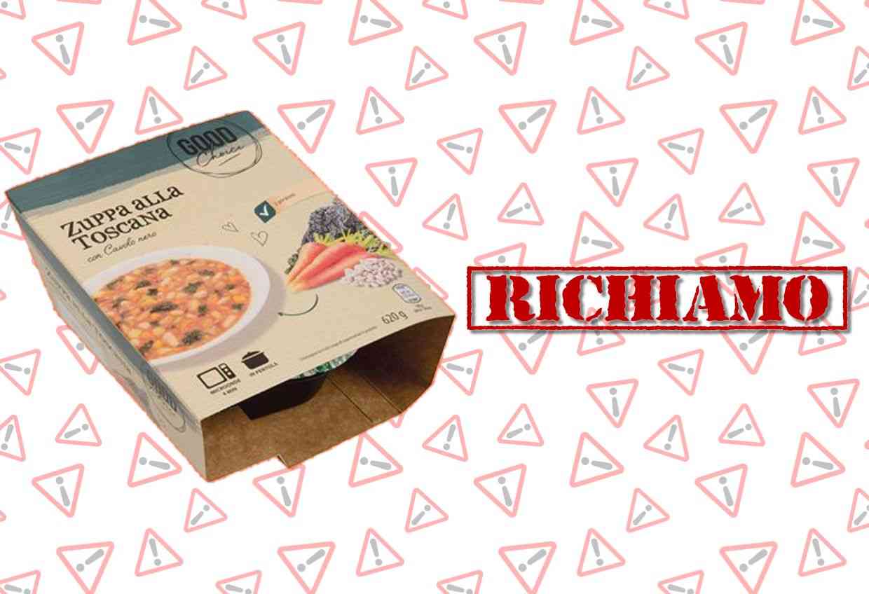 Richiamo di Zuppa alla Toscana da parte di Aldi per allergene non dichiarato