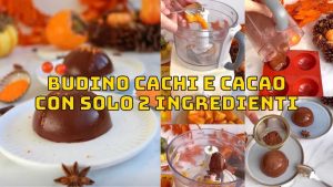 Budino di Cachi e Cacao: il dessert gluten free con solo 2 ingredienti che ti sorprenderà