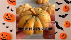 Zucche di pizza ripiene: l'antipasto salato perfetto per il buffet di Halloween