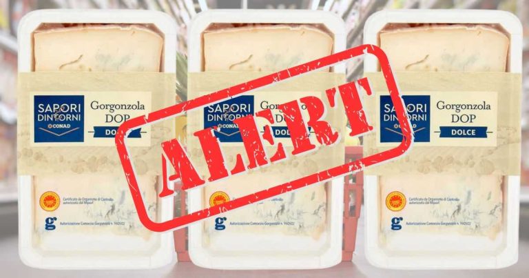 Conad richiama il Gorgonzola DOP dolce: data di scadenza errata. Ecco cosa fare