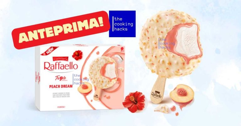 Novità Gelati 2025: Raffaello Triple Experience Peach Dream, il nuovo gelato di Ferrero