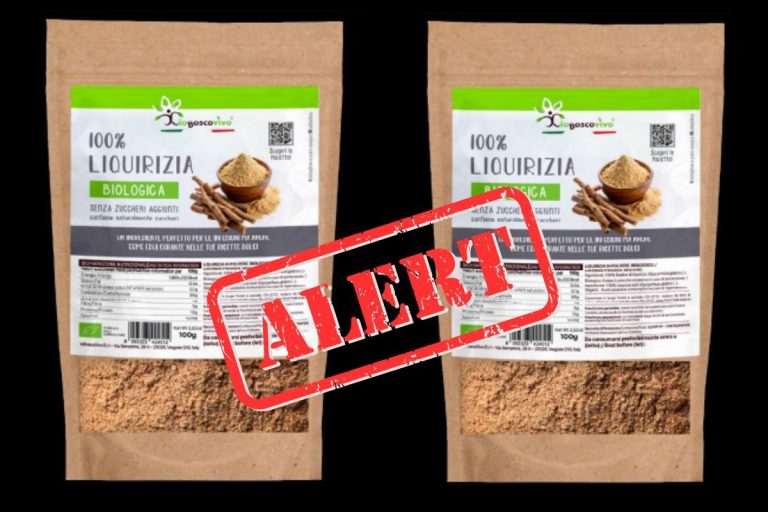 Richiamo Liquirizia in polvere: eccesso di ocratossina A