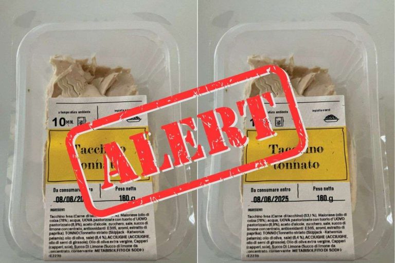 Richiamo Tacchino Tonnato per potenziale contaminazione da Listeria monocytogenes