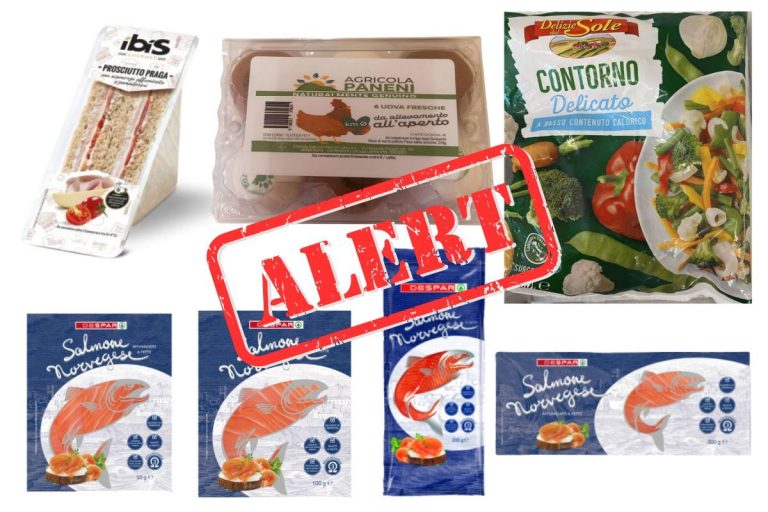 Richiamo salmone affumicato, uova, tramezzini e verdure surgelate: i motivi e cosa fare