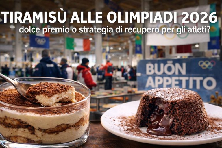 Tiramisù alle Olimpiadi Milano Cortina 2026, dolce premio o strategia di recupero per gli atleti?