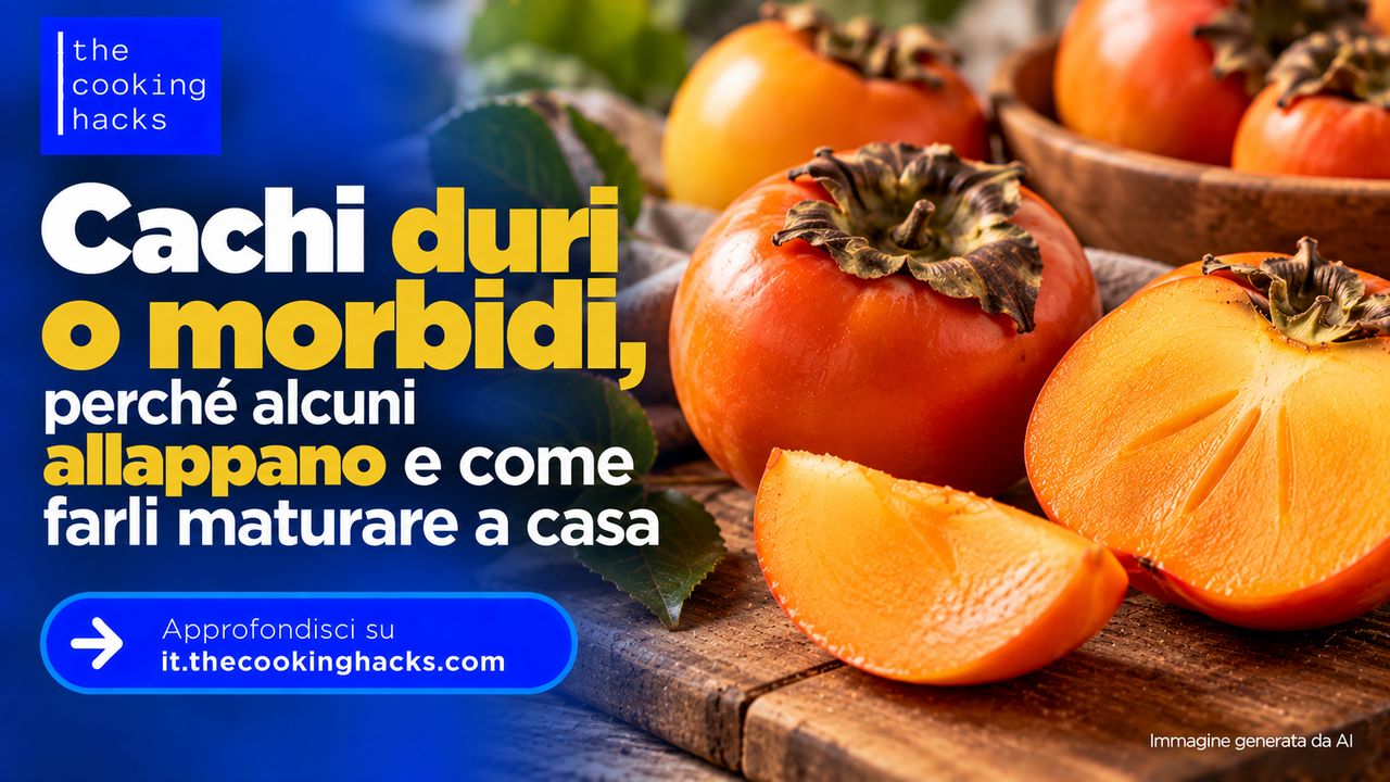 Cachi duri o morbidi, perché alcuni allappano e come farli maturare a casa