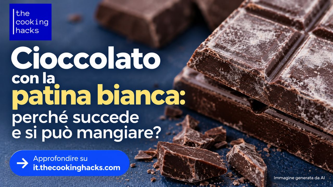 Cioccolato con patina bianca, perché succede e si può mangiare?