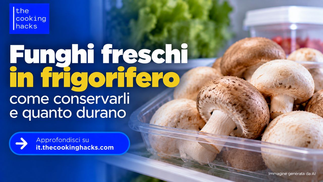 Funghi freschi in frigorifero, come conservarli e quanto durano