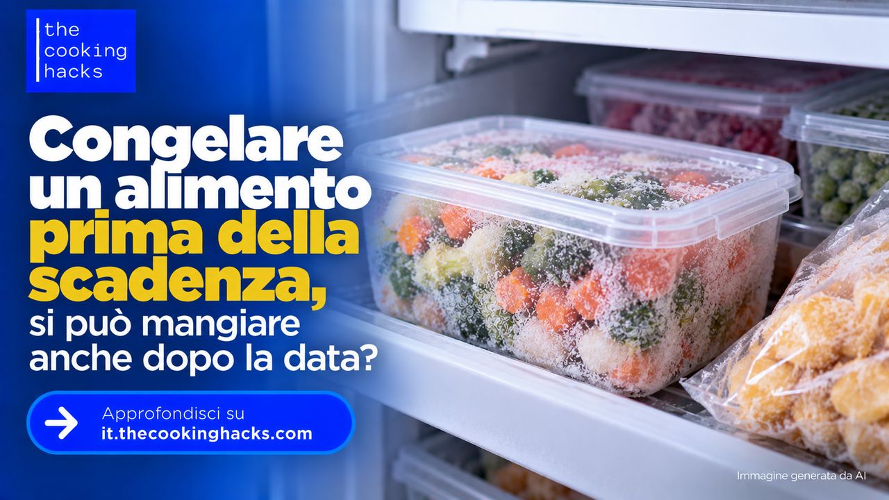 Congelare un alimento prima della scadenza, si può mangiare anche dopo la data?