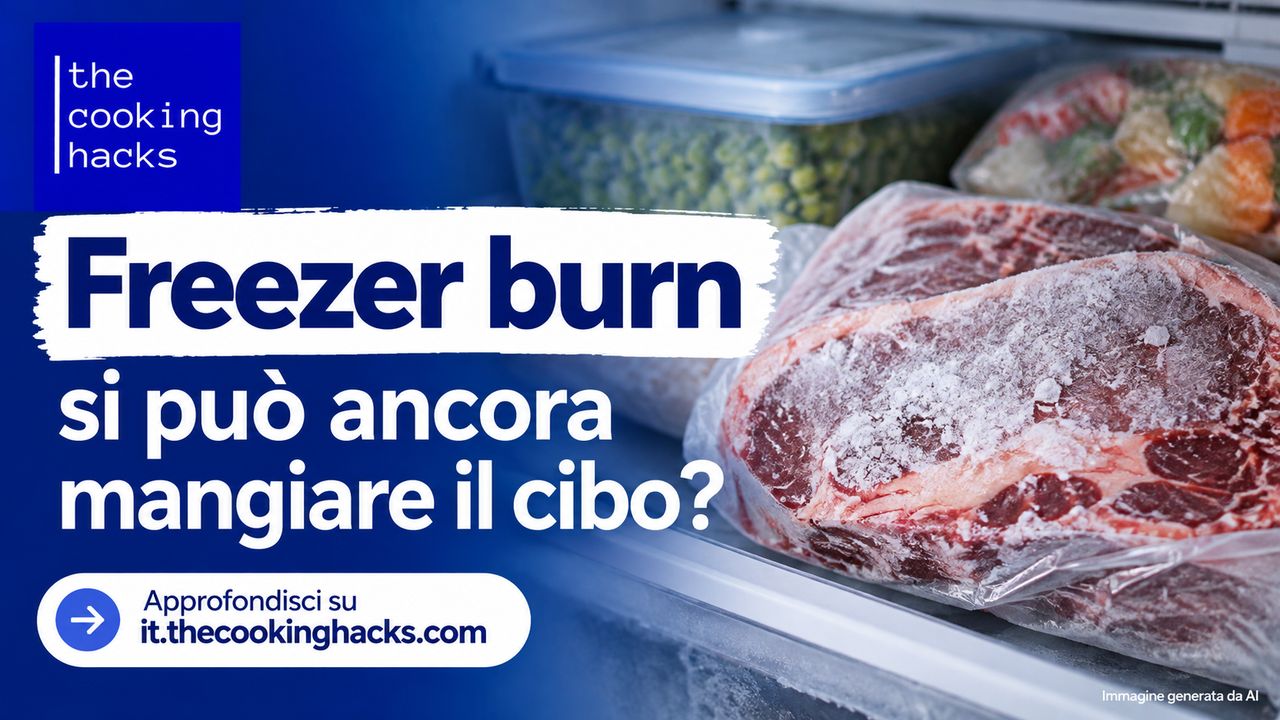 Freezer burn, cos’è la bruciatura da freddo e si può mangiare il cibo?