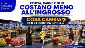 Frutta, carne e olio costano meno all’ingrosso, cosa cambia per la nostra spesa?