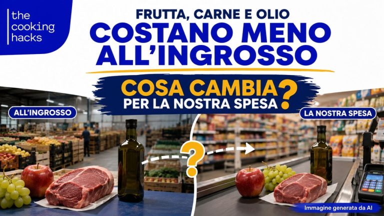 Frutta, carne e olio costano meno all’ingrosso, cosa cambia per la nostra spesa?