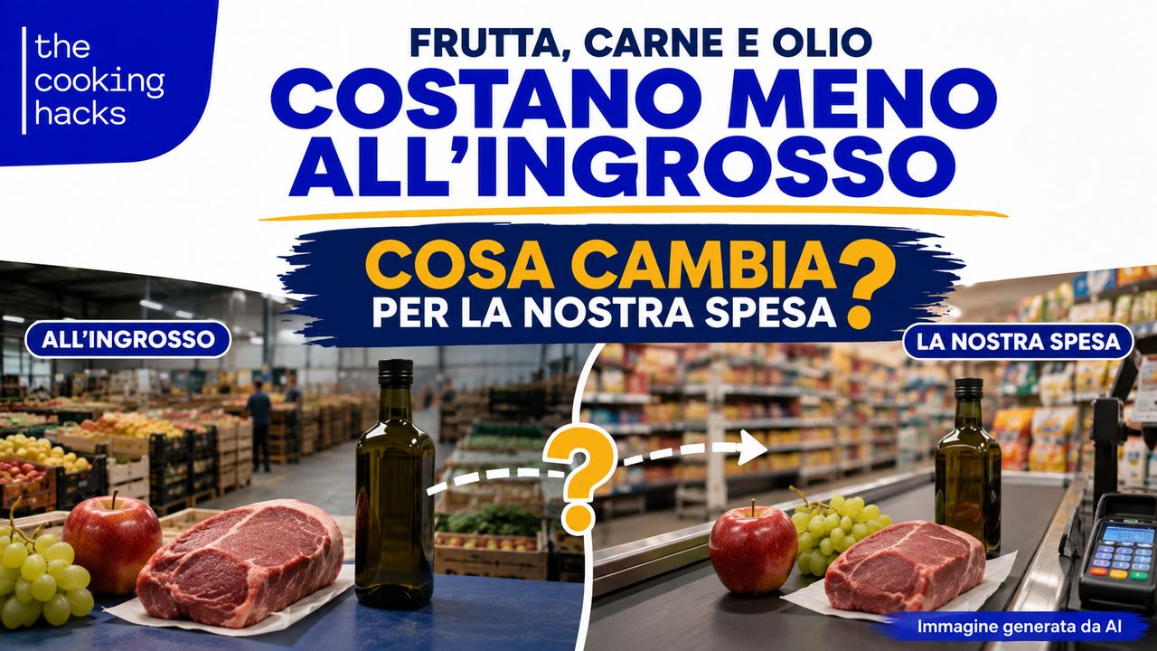 Frutta, carne e olio costano meno all’ingrosso, cosa cambia per la nostra spesa?