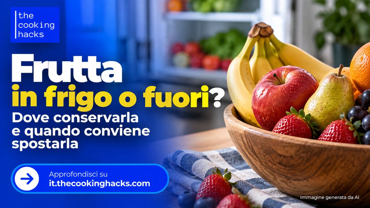 Frutta in frigo o fuori? Dove conservarla e quando conviene spostarla