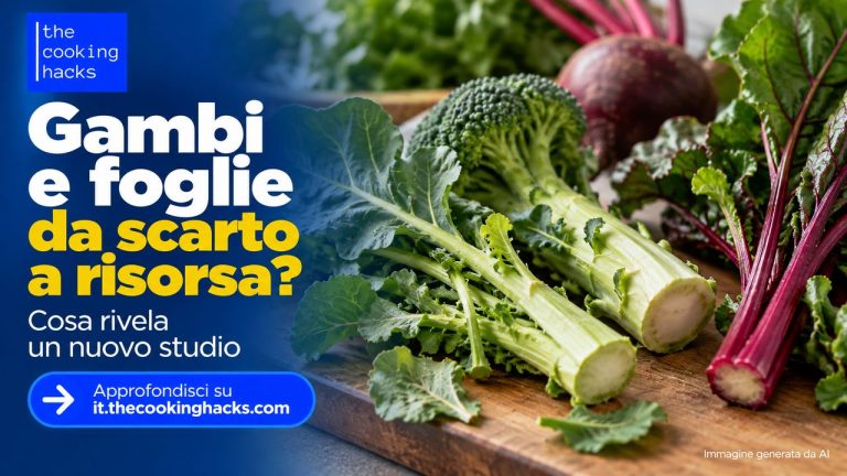 Gambi e foglie delle verdure: sono davvero scarti? Cosa mostra un nuovo studio