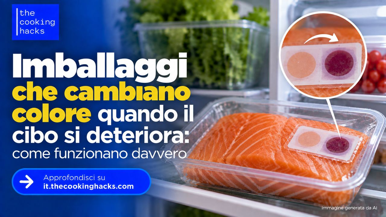 Imballaggi che cambiano colore quando il cibo si deteriora: come funzionano davvero
