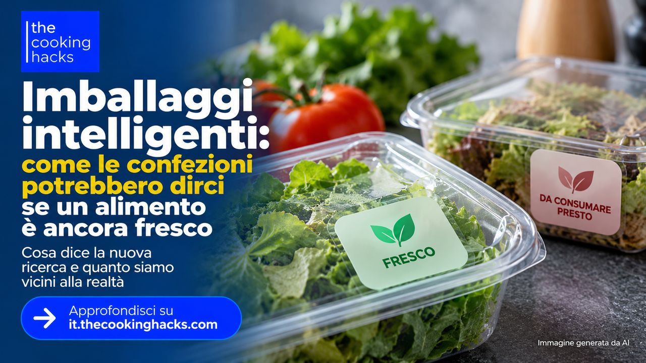 Imballaggi intelligenti, come le confezioni potrebbero dirci se un alimento è ancora fresco