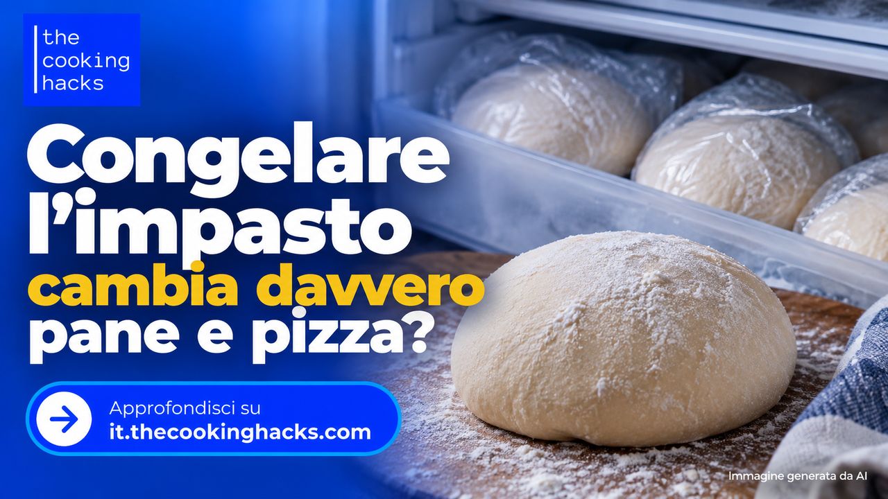 Congelare l’impasto cambia pane e pizza? Cosa succede davvero nel freezer