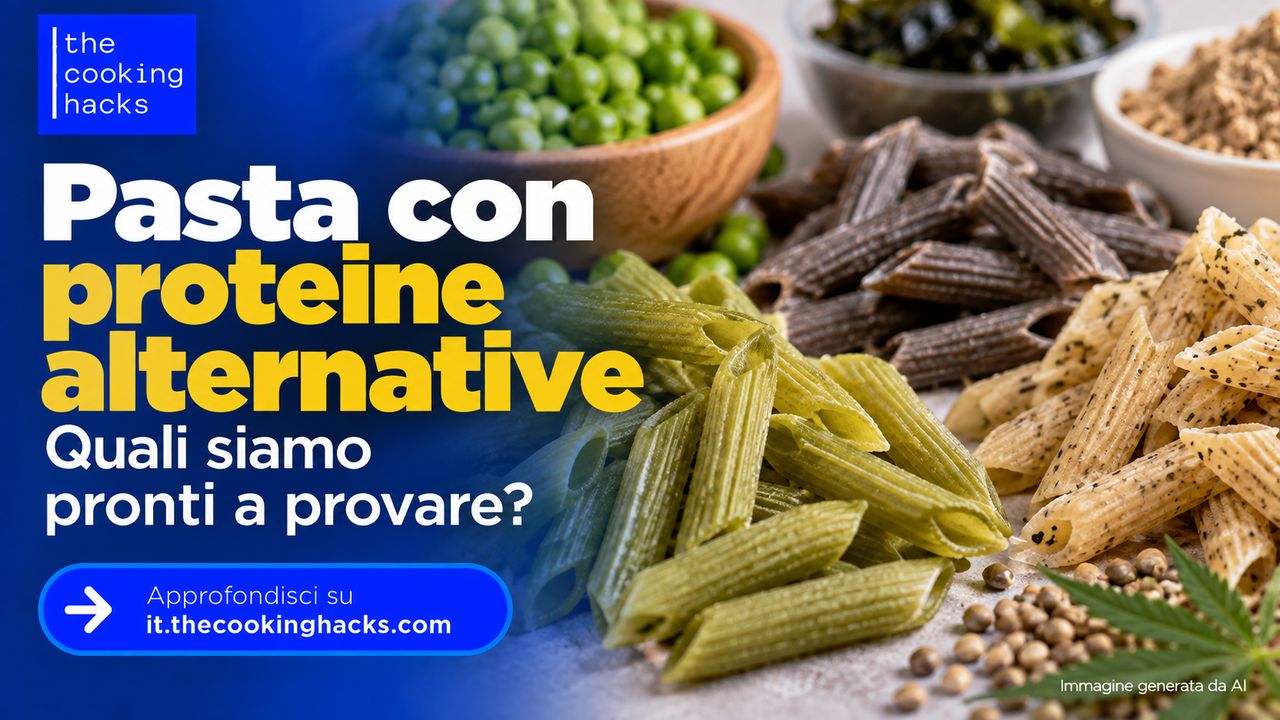 Pasta con piselli, canapa, alghe o insetti: cosa siamo più disposti a provare?