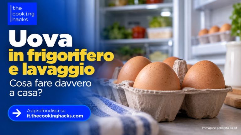 Uova in frigorifero e lavaggio, cosa fare davvero a casa