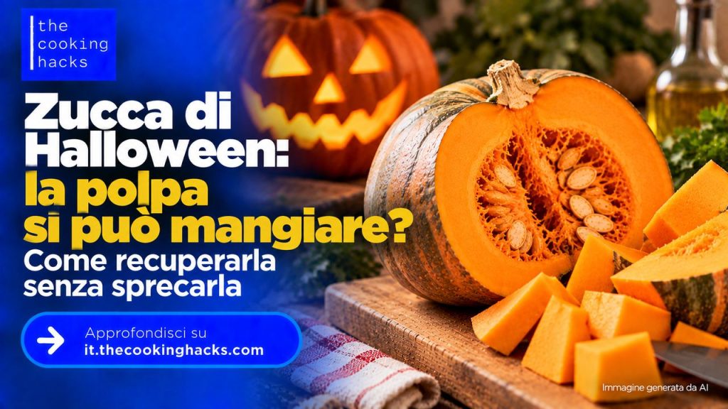 Zucca di Halloween, la polpa si può mangiare? Come recuperarla senza sprecarla