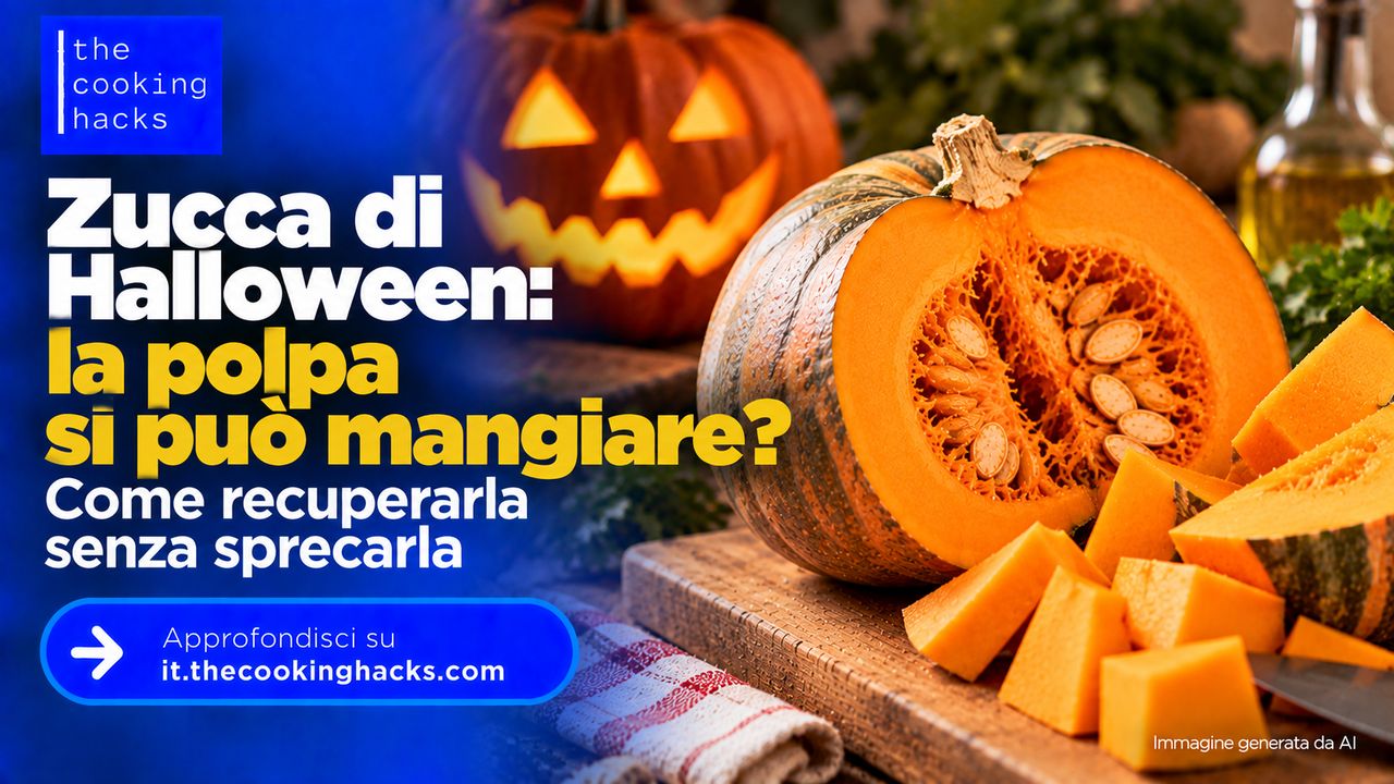 Zucca di Halloween, la polpa si può mangiare? Come recuperarla senza sprecarla