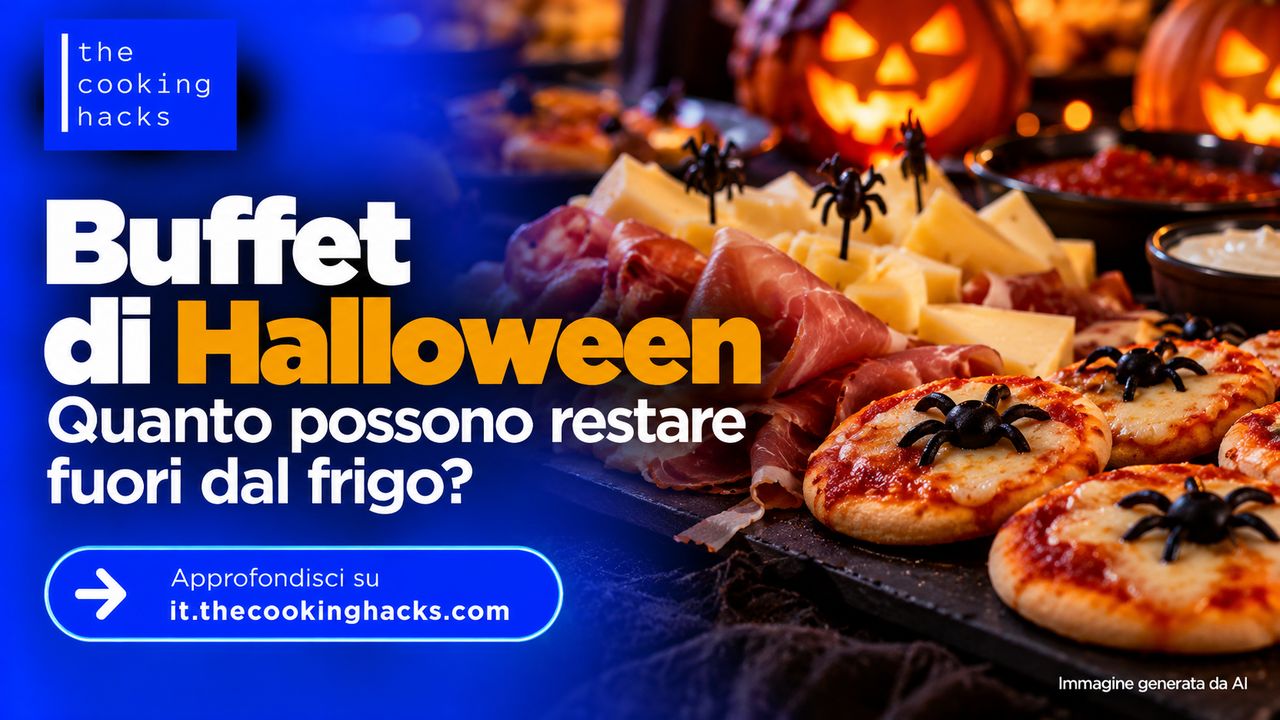 Buffet di Halloween, quanto possono restare fuori dal frigo pizzette, salumi e formaggi?