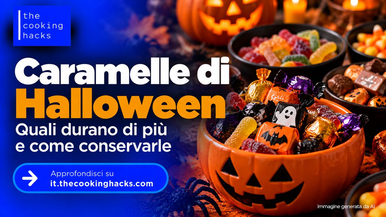 Caramelle di Halloween avanzate, quali durano di più e come conservarle