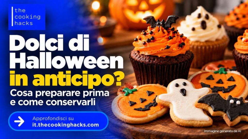 Dolci di Halloween da preparare in anticipo, quali scegliere e come conservarli