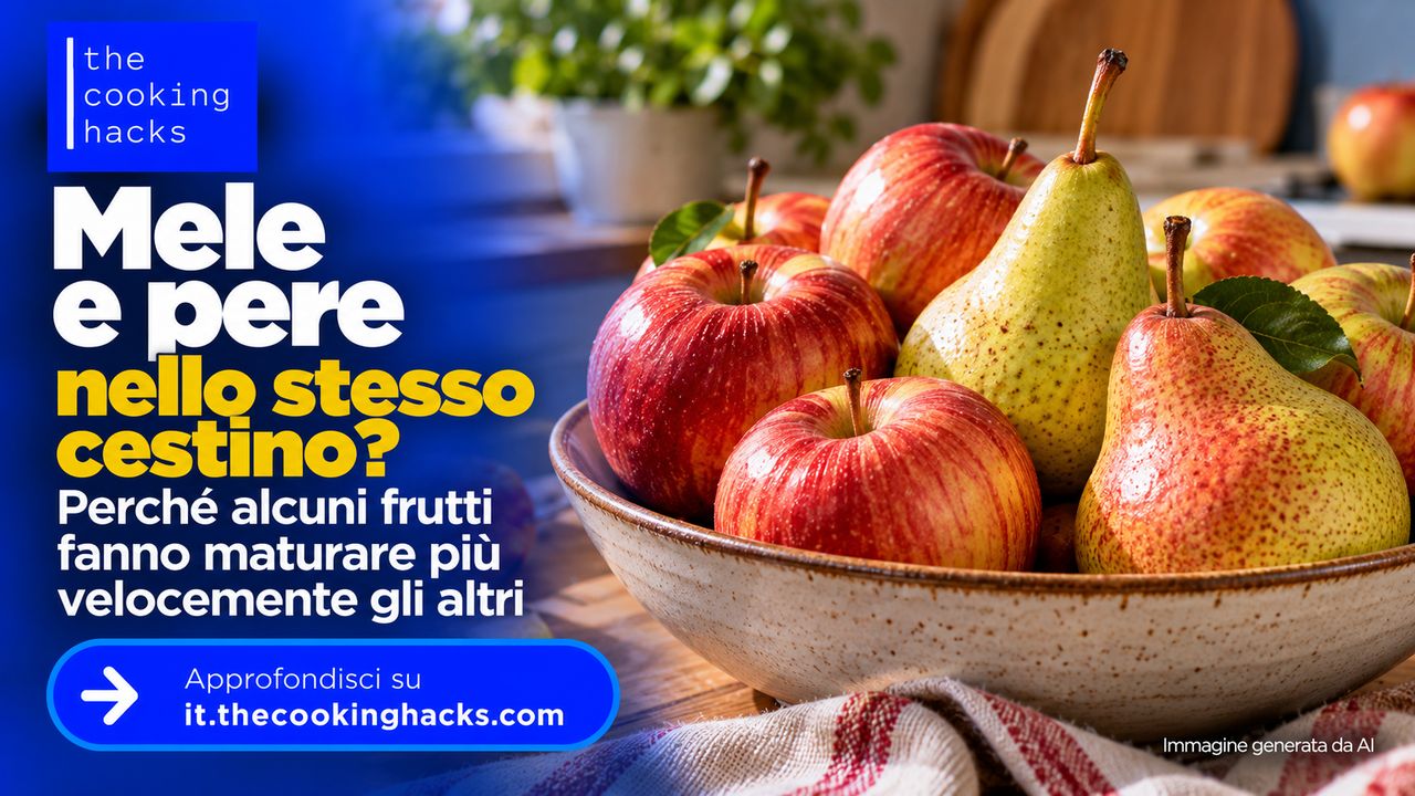 Mele e pere nello stesso cestino? Perché alcuni frutti fanno maturare più velocemente gli altri