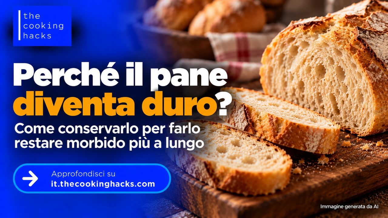 Perché il pane diventa duro? Come conservarlo per farlo restare morbido più a lungo