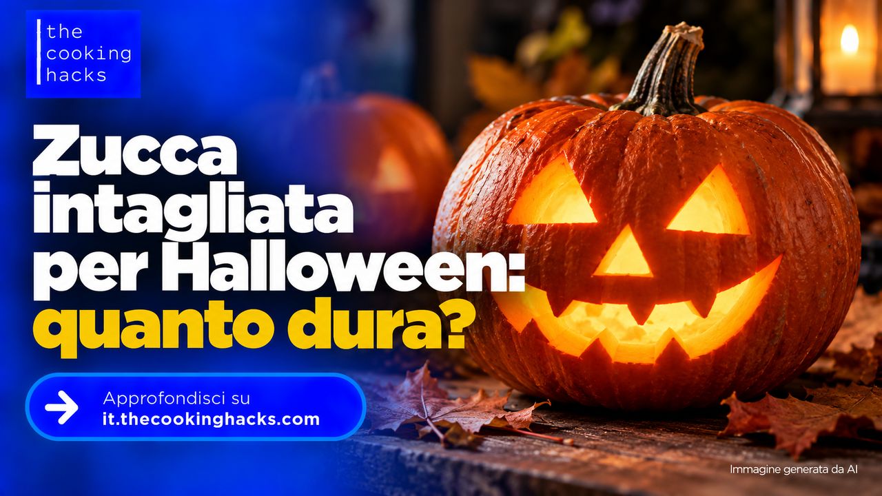 Zucca intagliata per Halloween, quanto dura e come evitare che marcisca troppo presto
